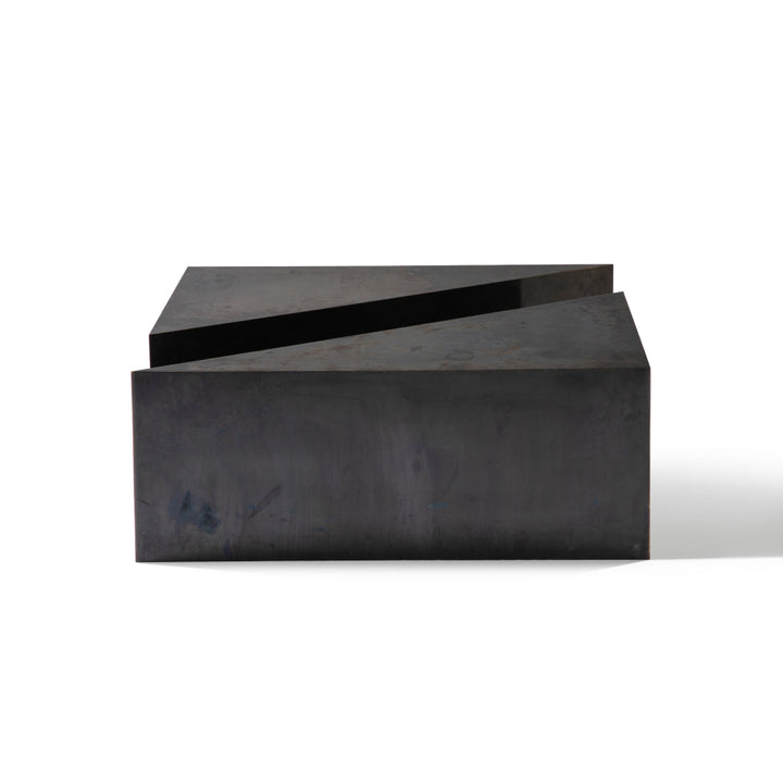 Wedge Tables - Blackened Brass