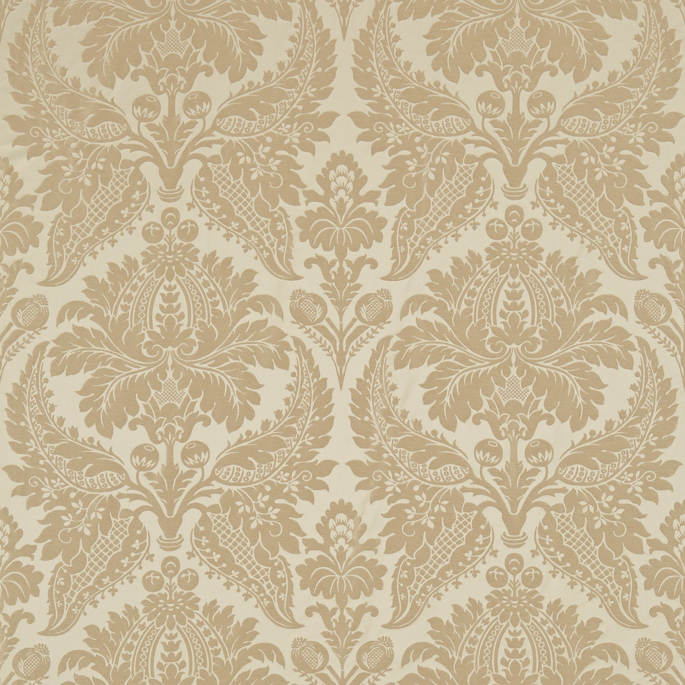 Malmaison Damask - Pale Gold