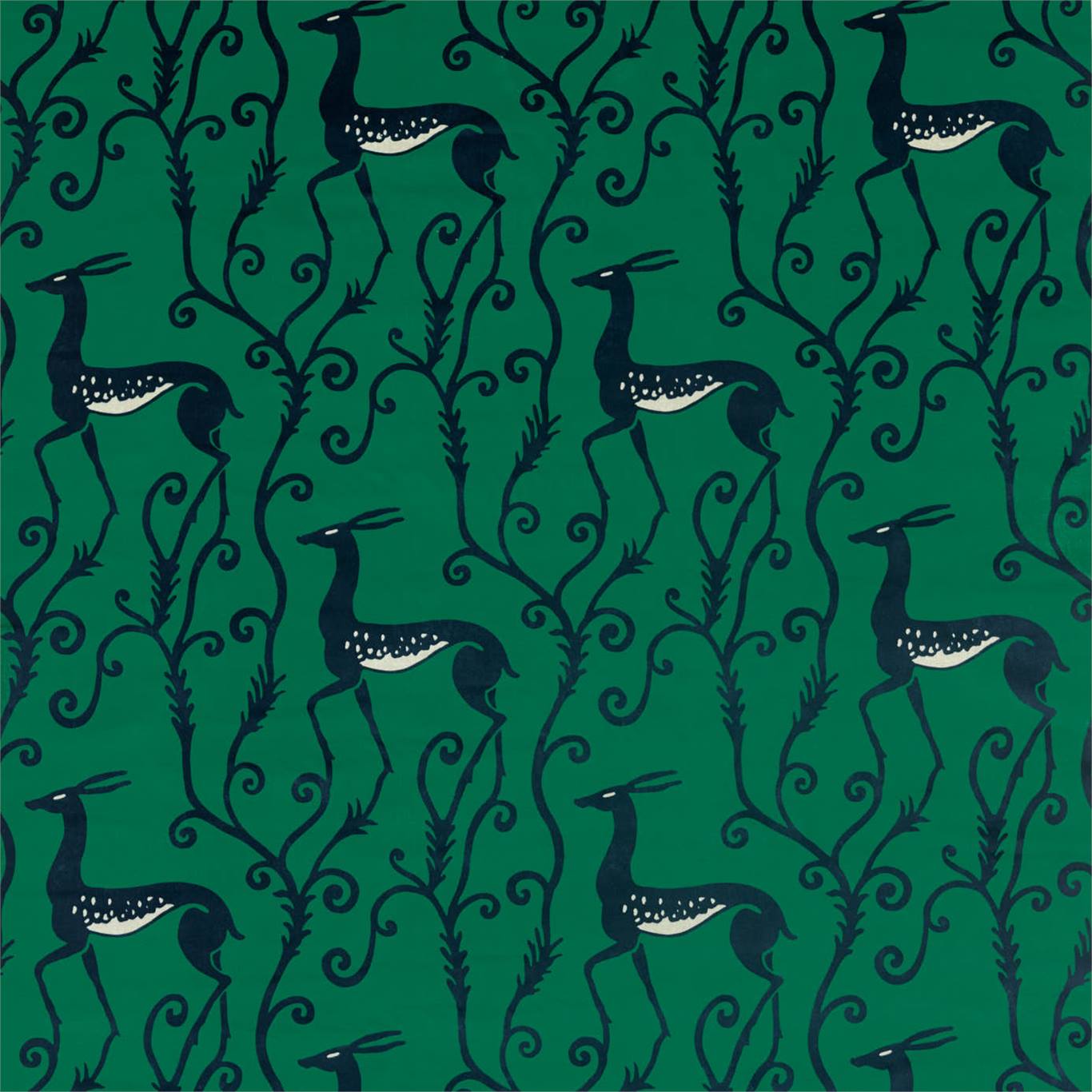 Deco Deer Velvet - Deer Velvet Malachite
