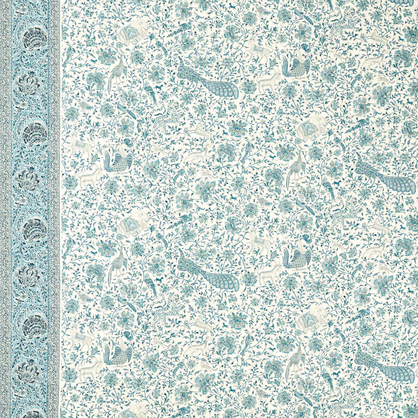 Mughal Menagerie - Mazarine Blue