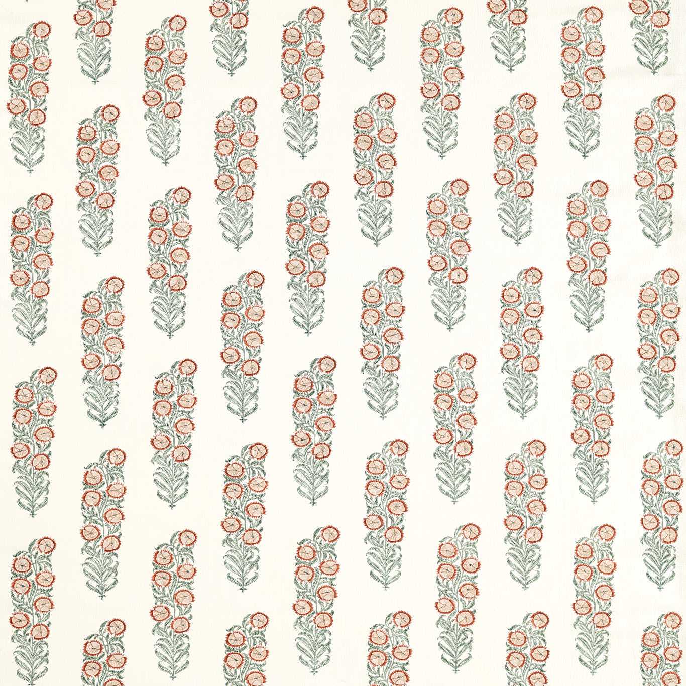 Sanganeri Block Print - Tuscan Pink / Eau de Nil