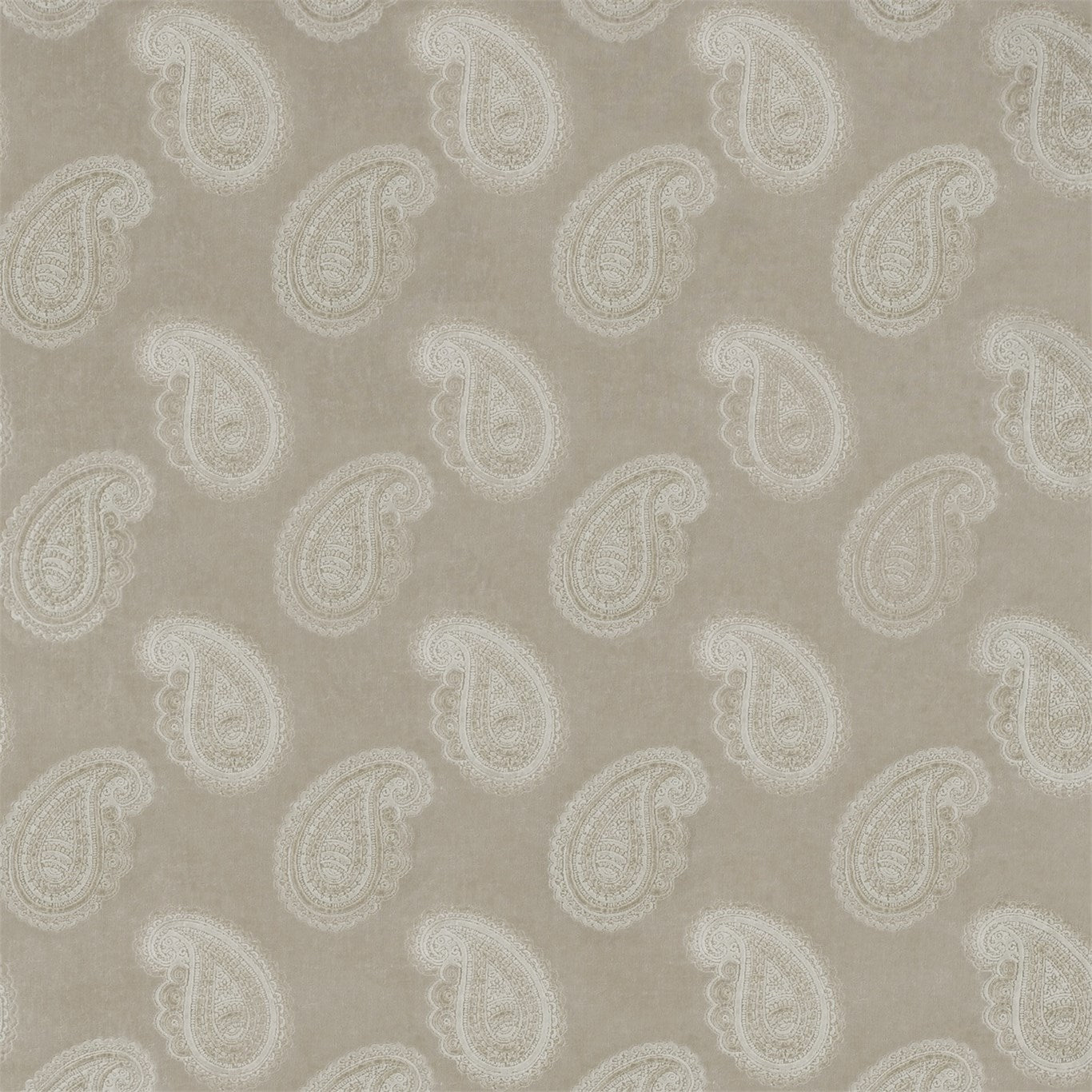 Orissa Velvet - Pale Linen