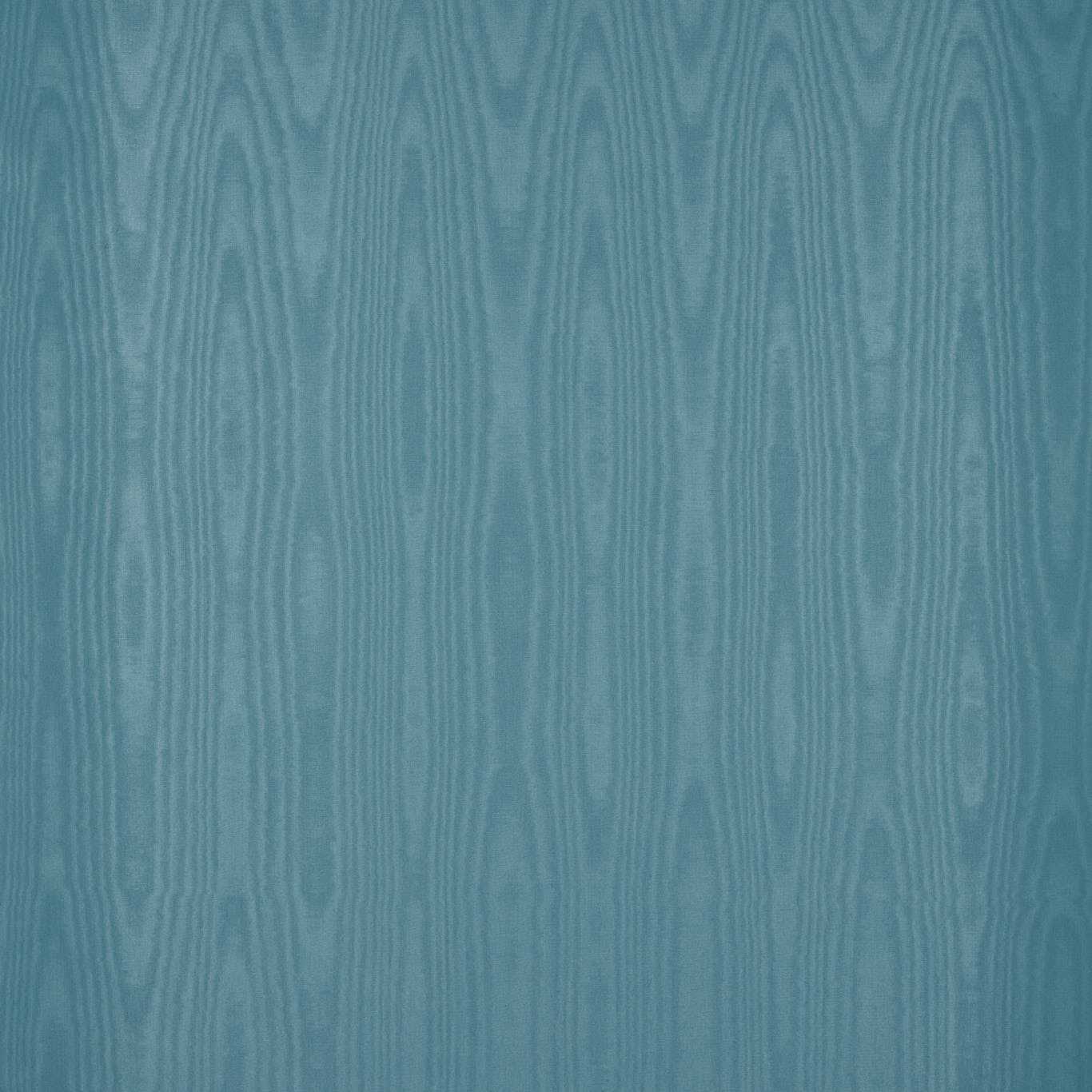 Moire Wallcovering - Blue Silk