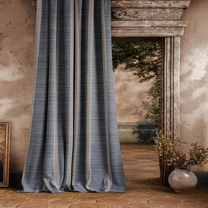 Bellagio Stripe - Blue Stone