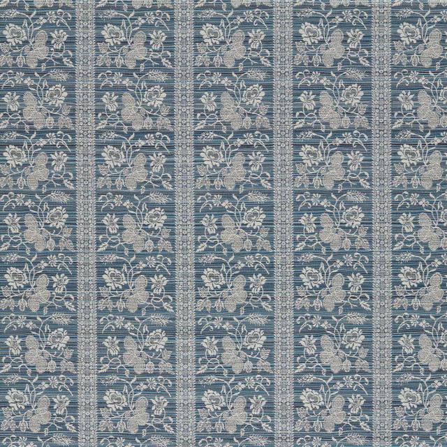 Filigree Bellagio Stripe - Blue Stone