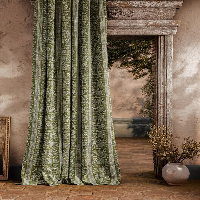 Filigree Bellagio Stripe - Blue Stone