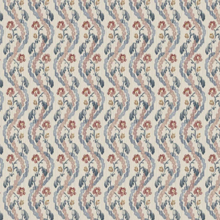 Winter Garden - Indigo / Red