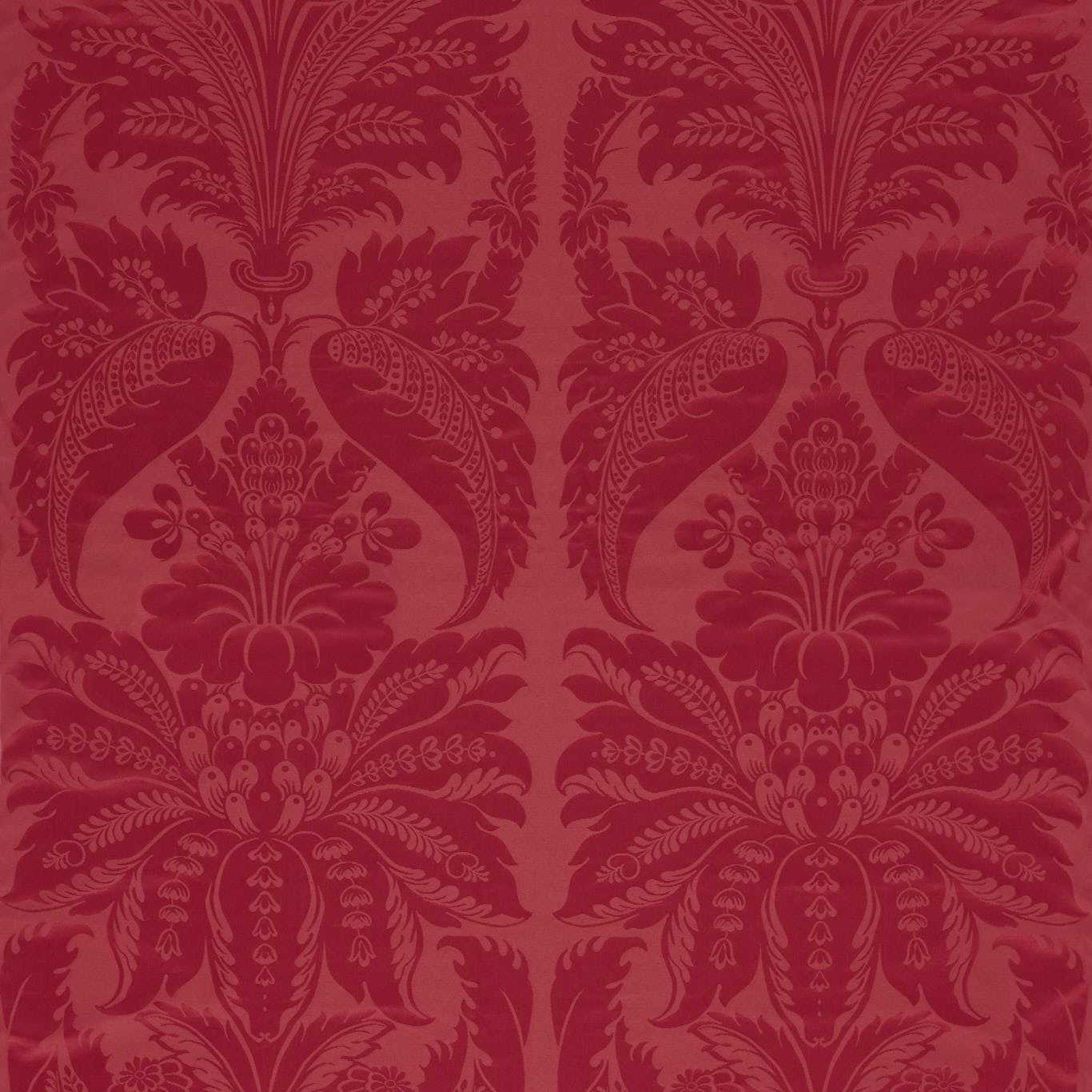 Clandon Damask - Cinnabar