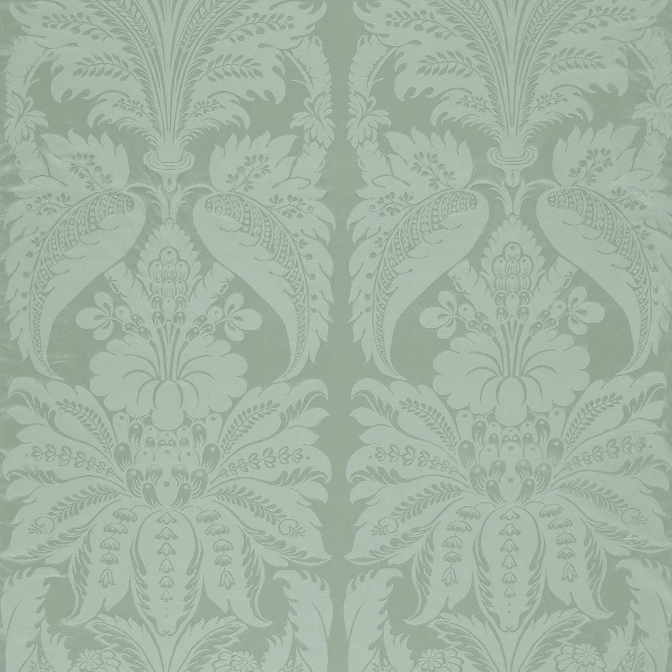 Clandon Damask - Eau de Nil