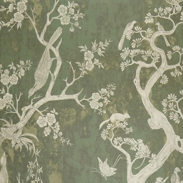 Aran Mural - Antique Green