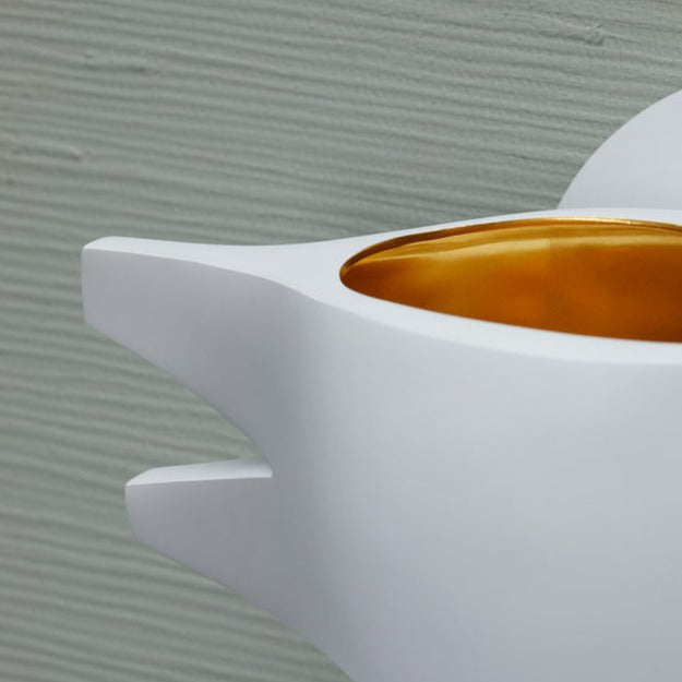 Canoas Sconce - White Bronze