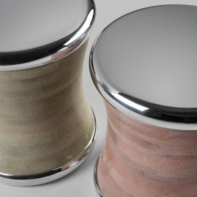 Reel Stool - Dusty Pink