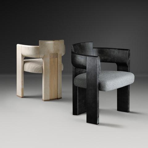 Dais Spot Chair, Pepper Grey Parchment