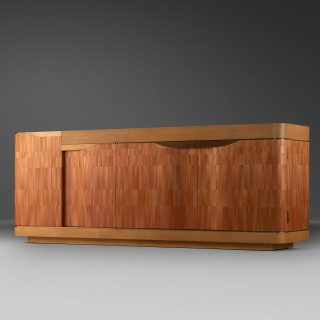 Estribor Drinks Cabinet, 4-door l Golden Brown