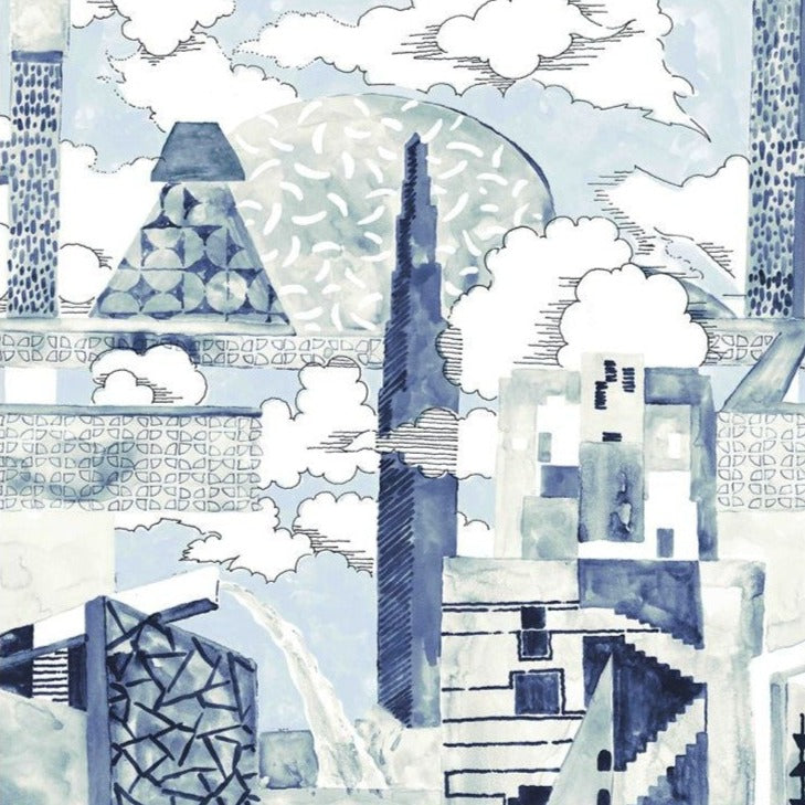 Metropolis Toll Coated 3 Drops - Blue And White