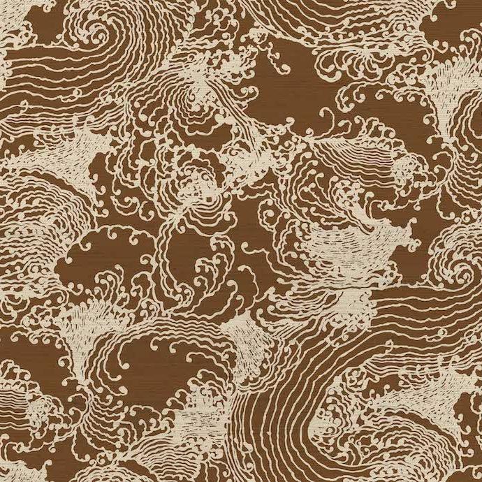 Flowing Waves - Copper