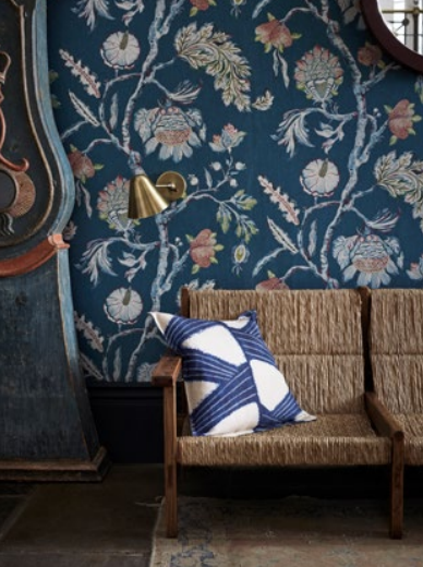 Copes Trail Wallcovering - Como Blue