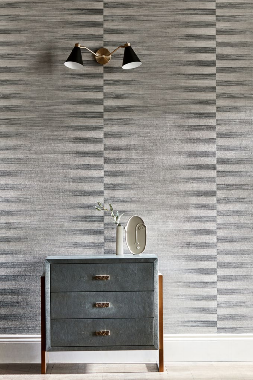 Kensington Grasscloth - Paris Grey