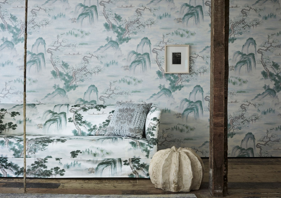 Floating Mountains Wallcovering - Mineral