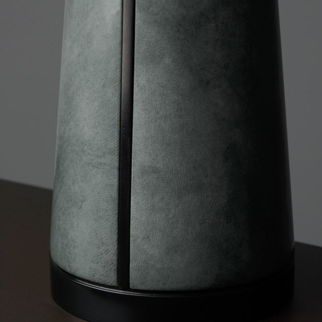 Maluku Table Lamp - Pepper Grey Parchment