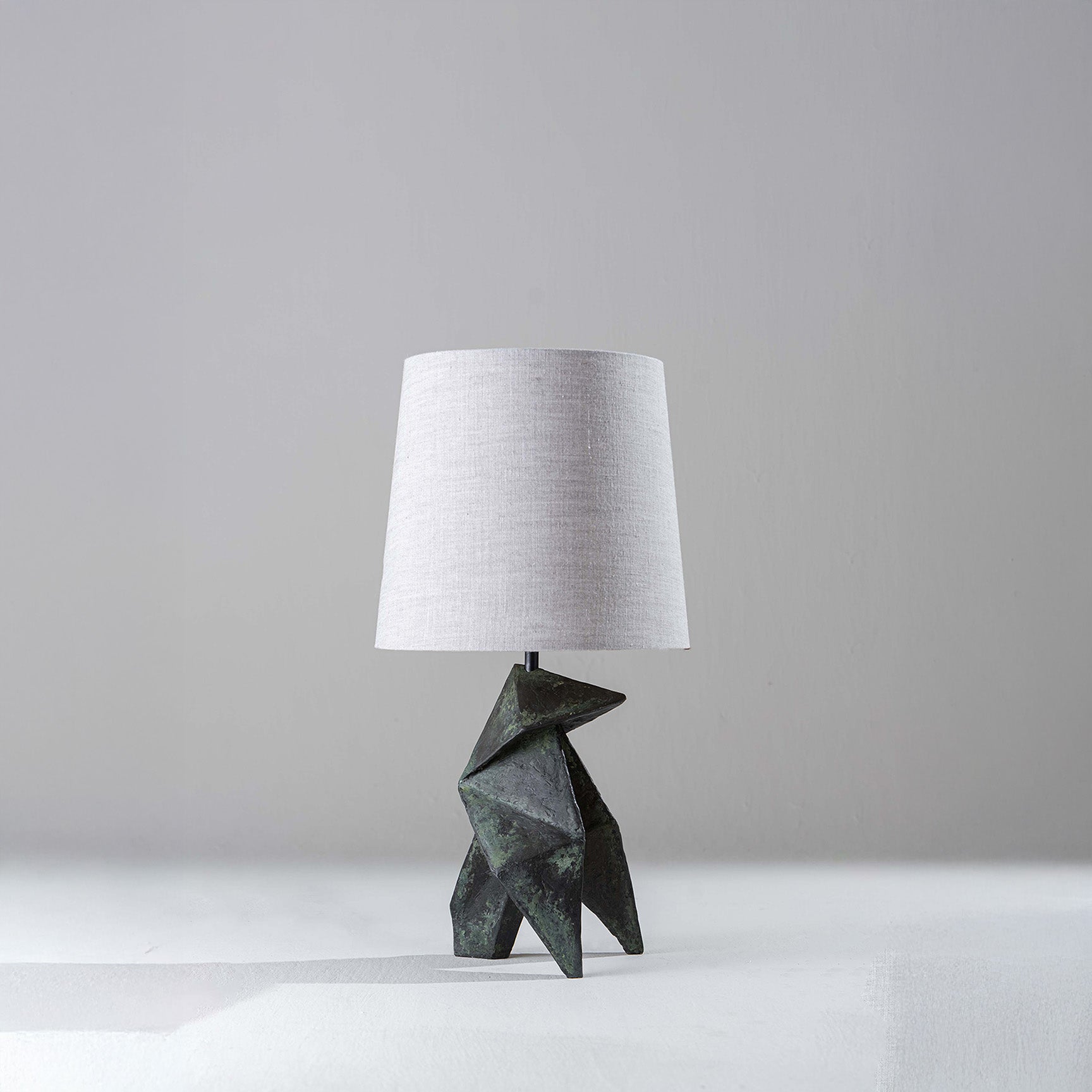 Origami Lamp - Verdigris