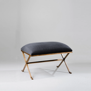 Otto Stool - Vintage Brass with Seat Pad