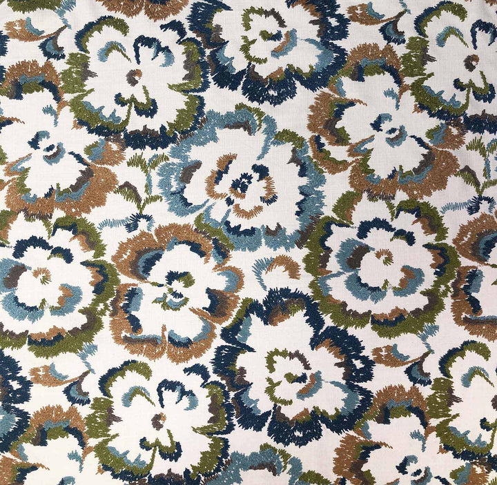 Pansy - Blue / Olive