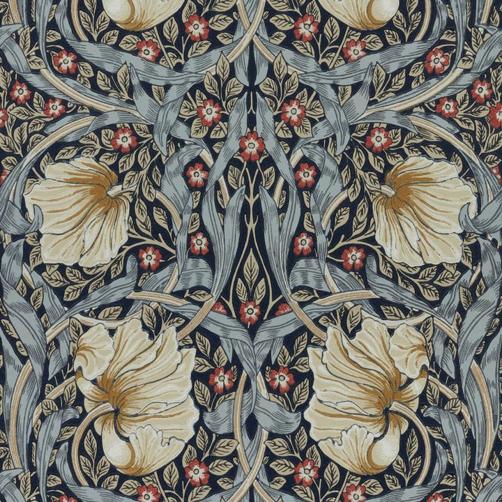 Pimpernel - Indigo / Hemp Wallpaper