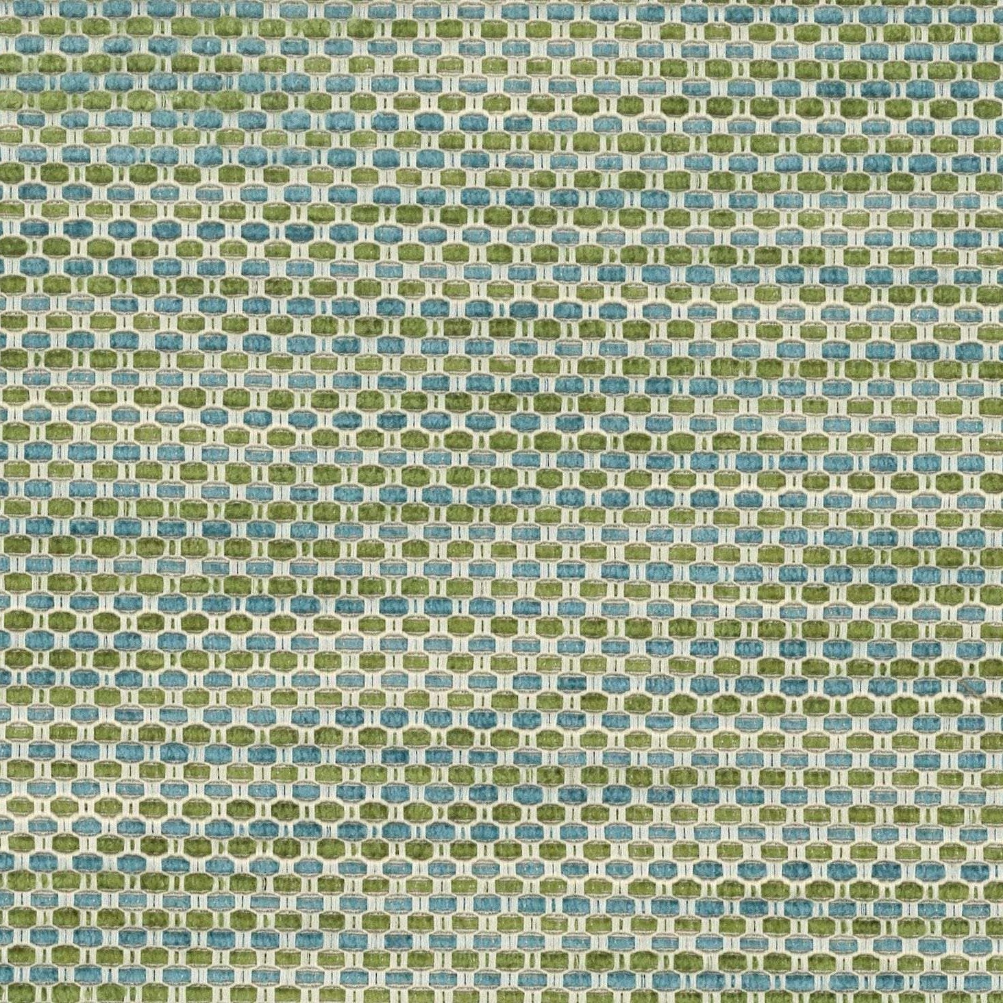 Rattan - Vert / Azure