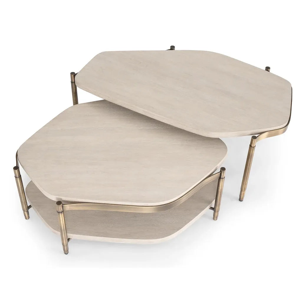 Canaima Coffee Table 1-Tier w/ Sabana 2-Tier
