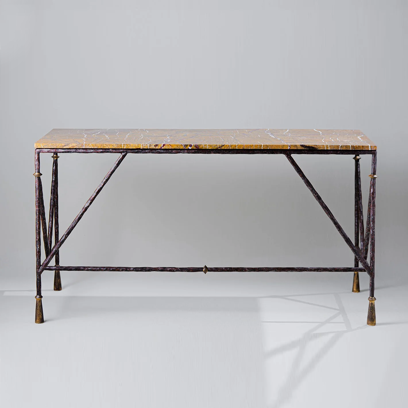 Stanley Dressing Table - Old Rust and Gold with Rainforest Gold