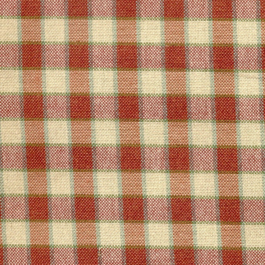 Toile Carreaux - Terracotta