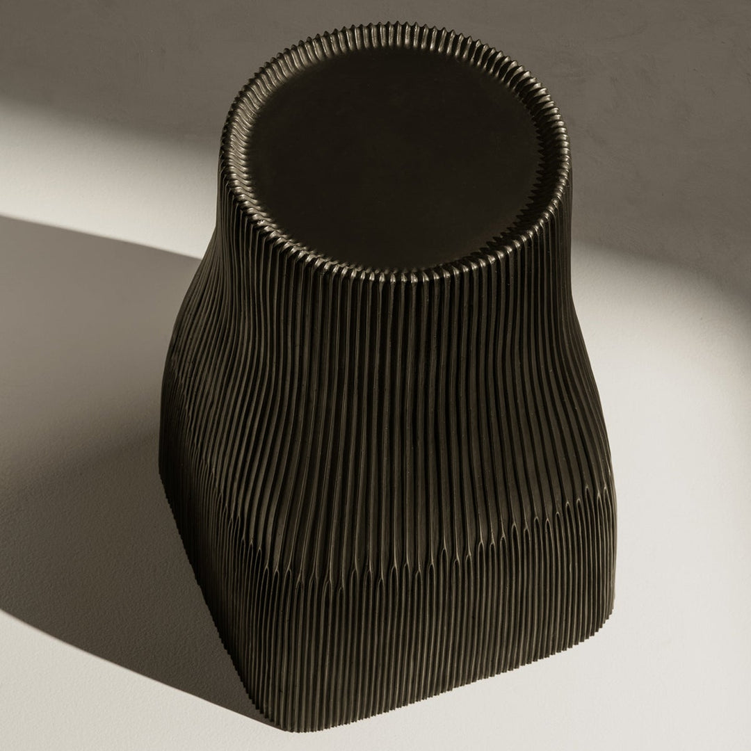Trunk Pedestal Side Table