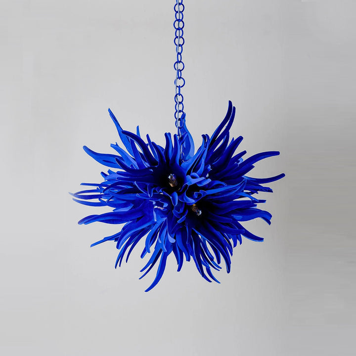 Urchin Chandelier - Electric Blue
