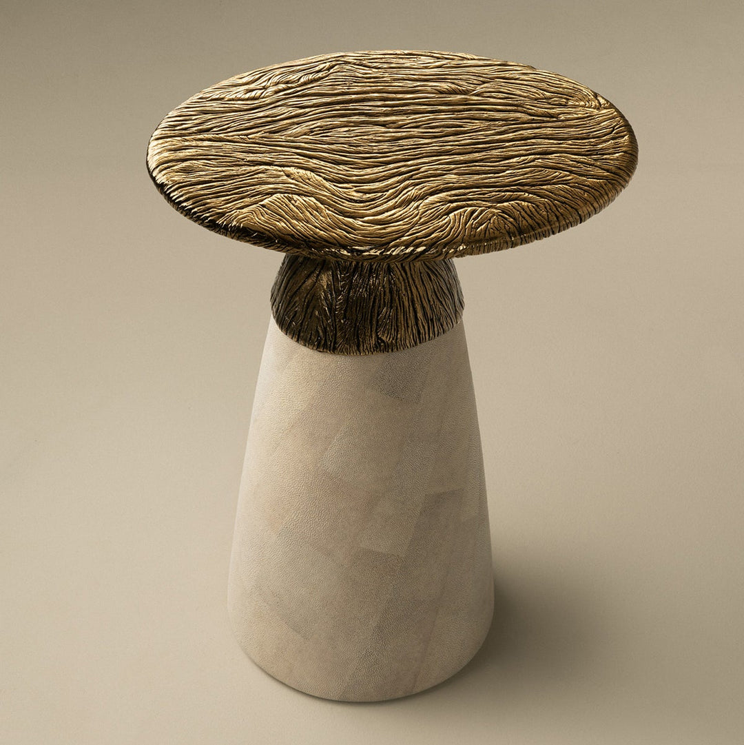 Vermeil Side Table, Tall