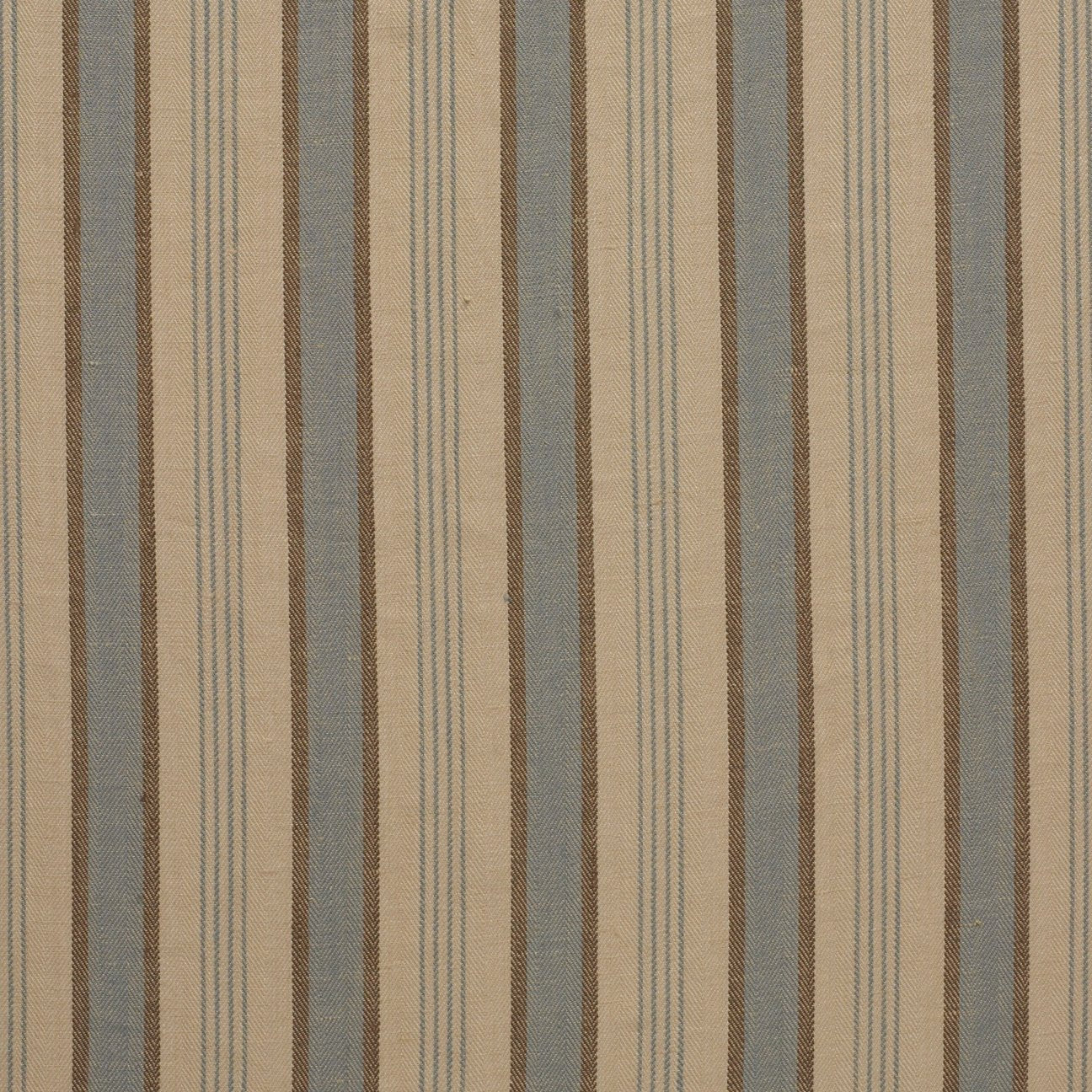 Wellington Stripe - Blue / Brown