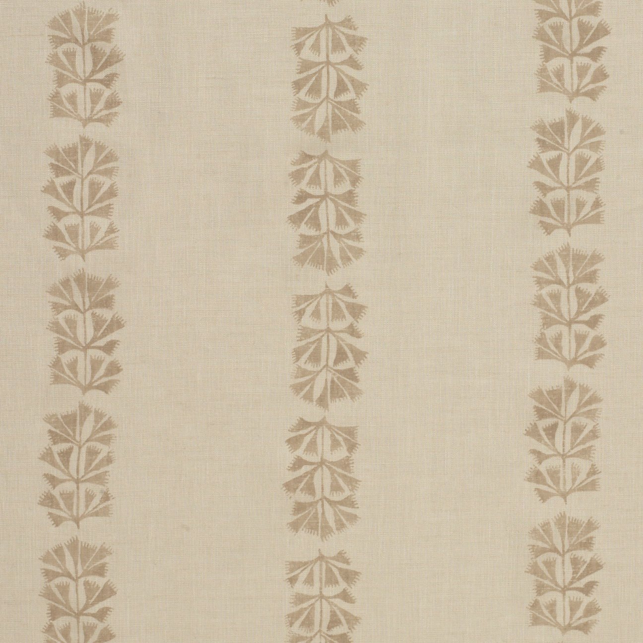 Sea Leaves - Taupe on Mushroom