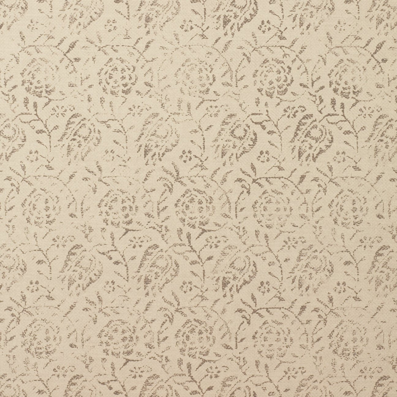 Calais - Taupe on Natural Wallcovering