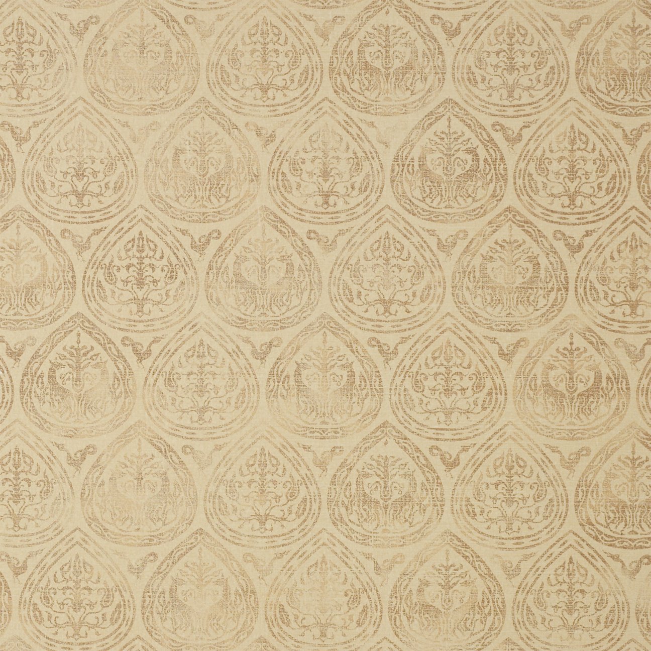 Montague - Bronze on Wheat Wallcovering