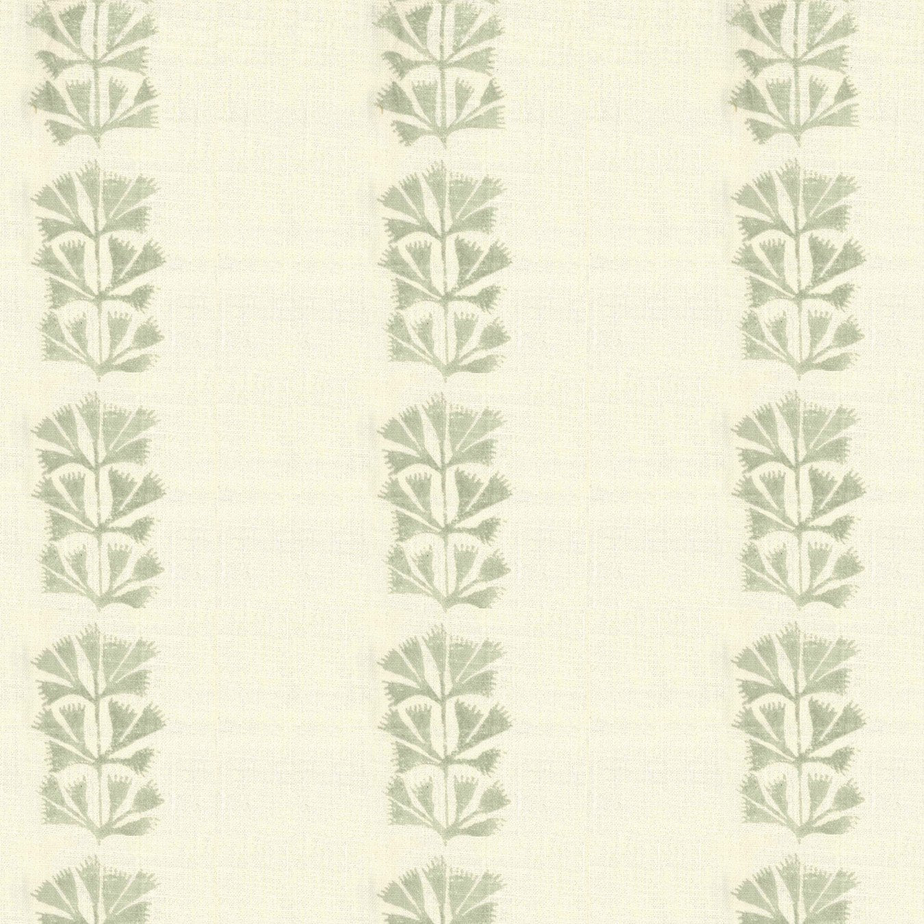 Sea Leaves - Celadon on Natural