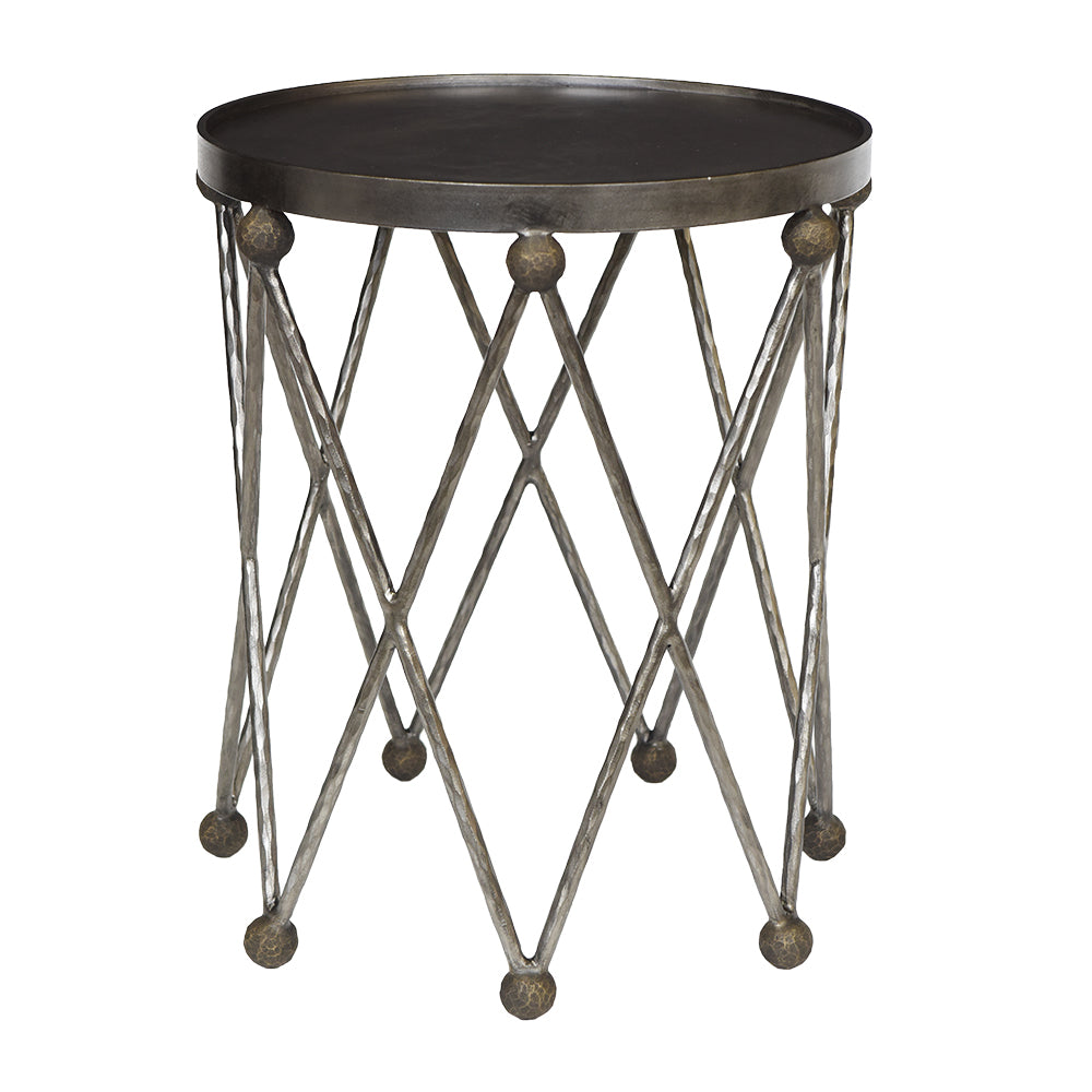 Ryman - Accent Table with Metal Top