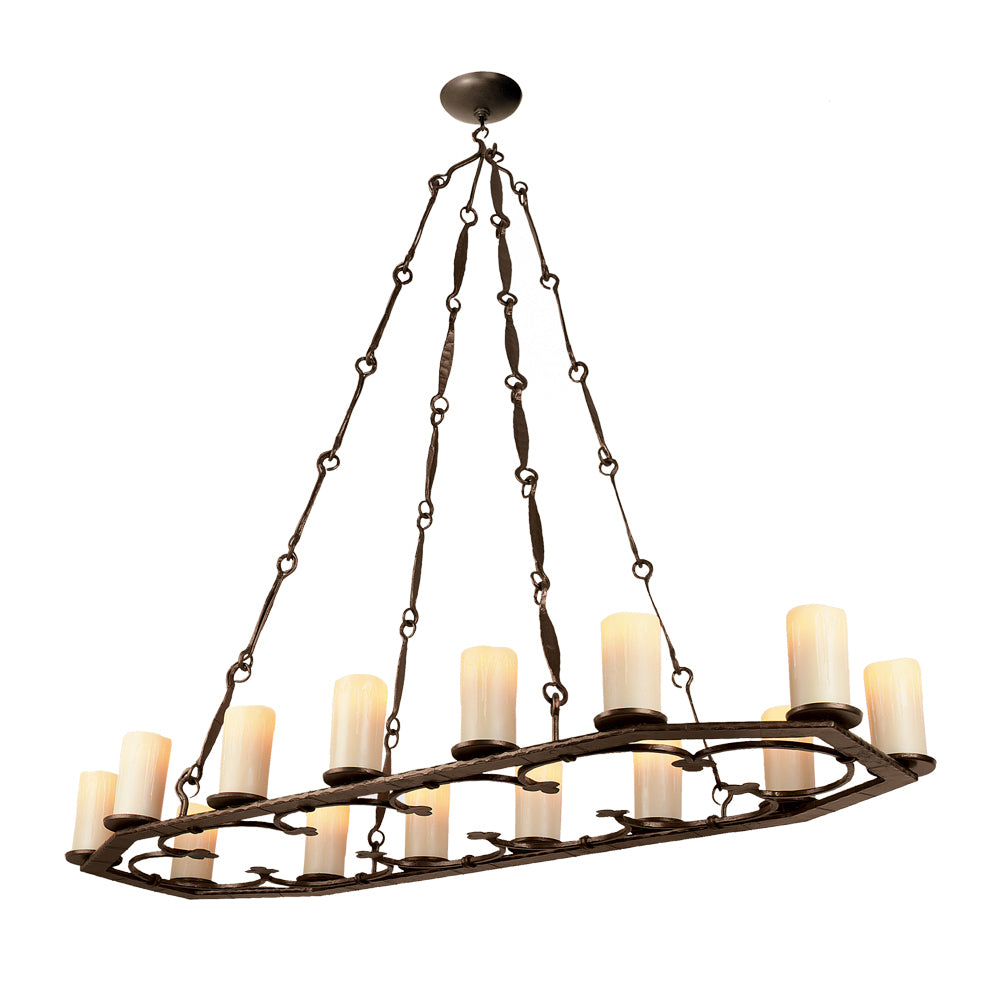 Laurence - 14 Light Chandelier with Resin Cylinders