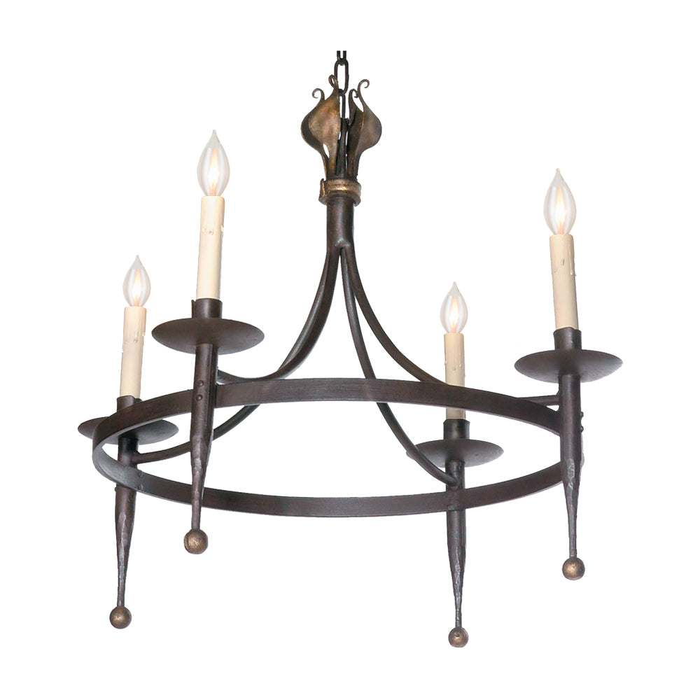 Genevieve - 4 Light Chandelier