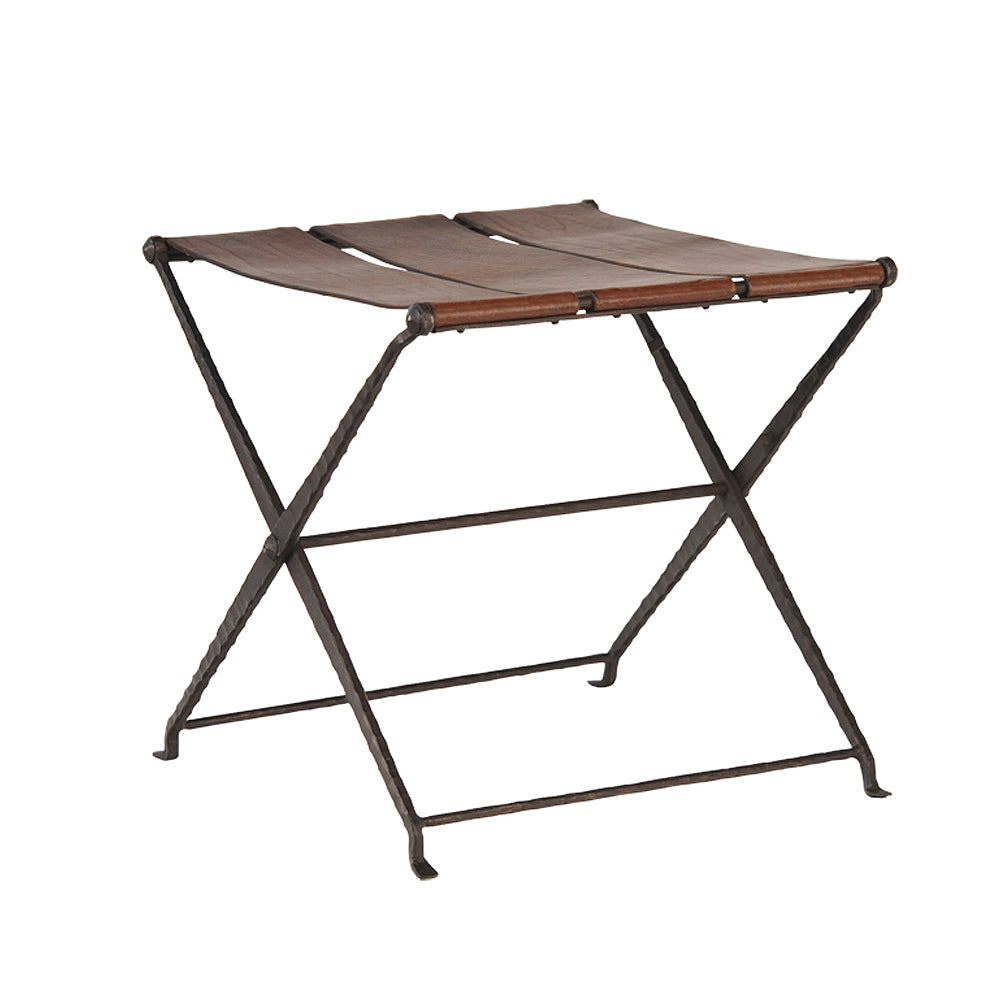 Lucien - Leather Tabouret