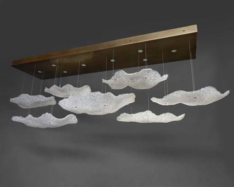 7 Glass Cloud Chandelier