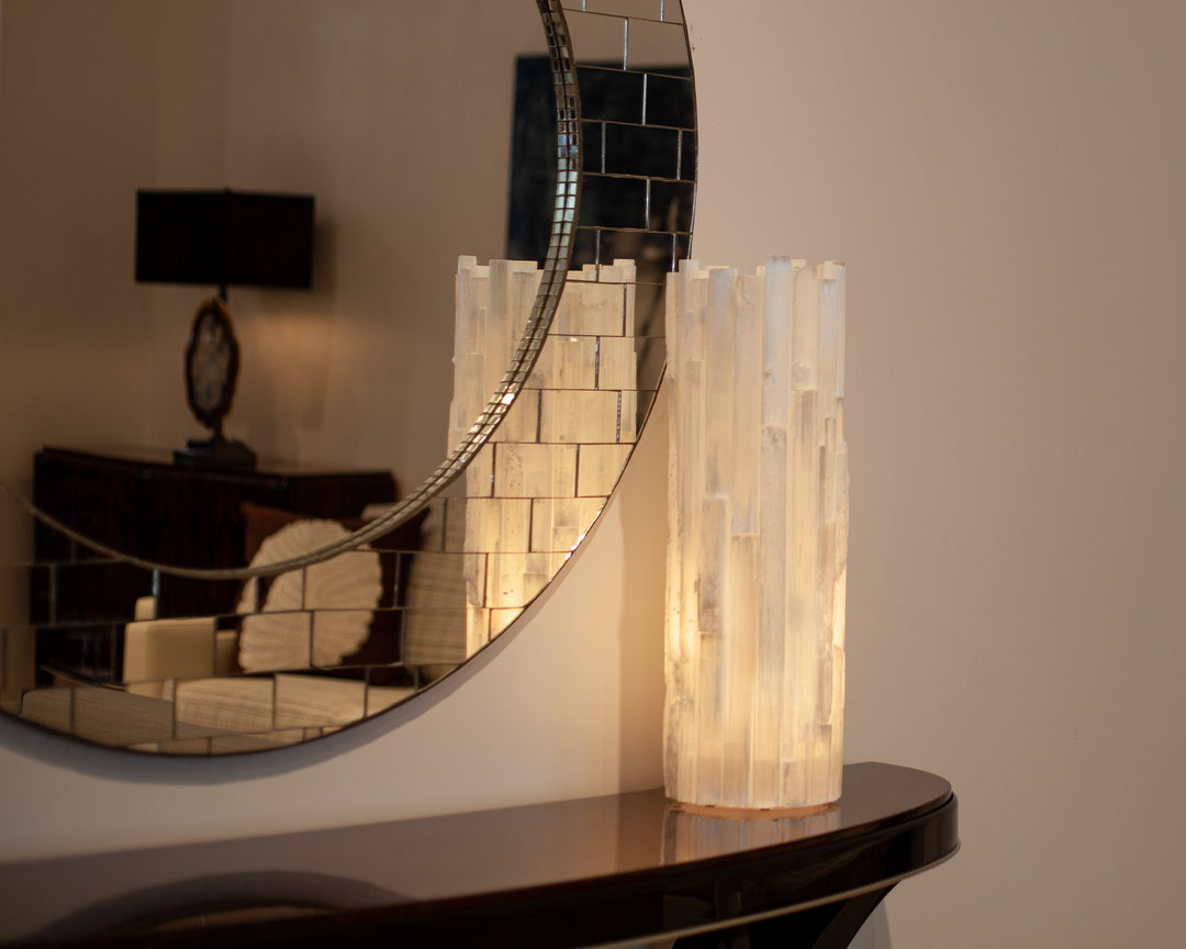 Selenite Torchiere