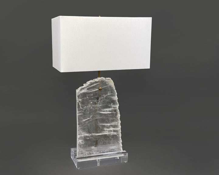 Selenite Sail Lamp