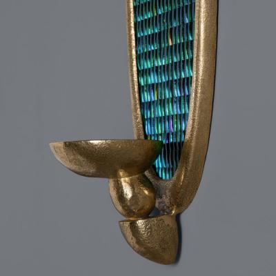 Scarab Candle Sconce - Tall