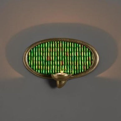 Scarab Candle Sconce - Wide