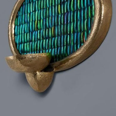 Scarab Candle Sconce - Wide